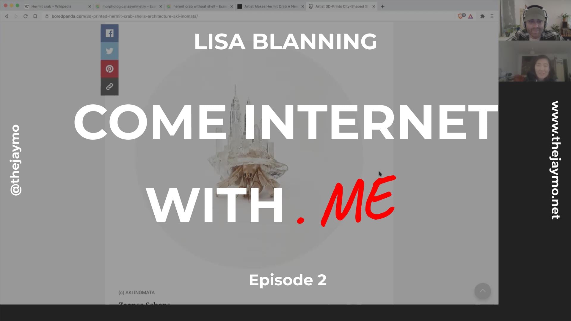 Lisa Blanning Searches ‘Hermit Crabs’ | Come Internet With Me