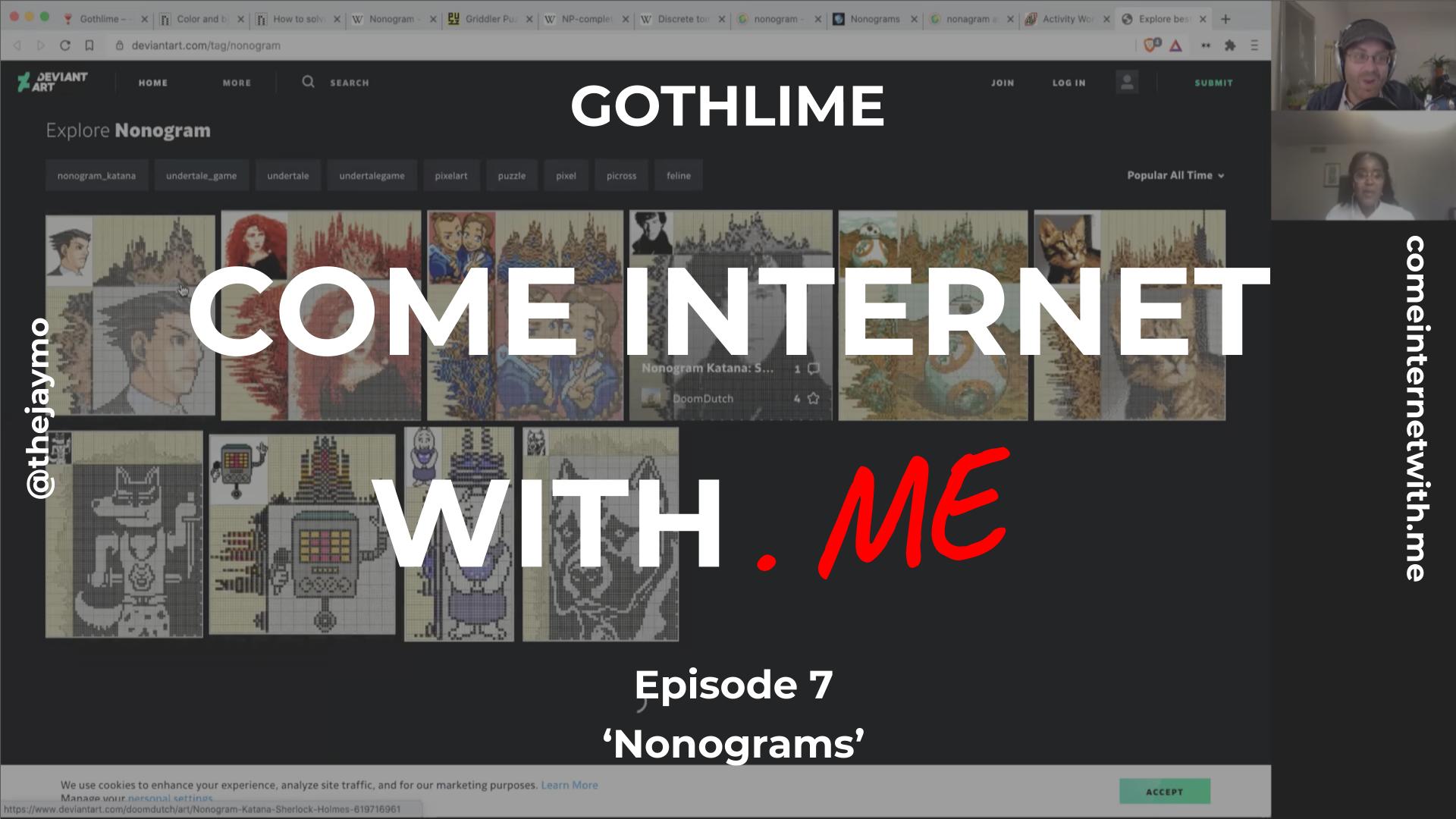 GOTHLIME Searches ‘Nonograms’ | Come Internet With Me
