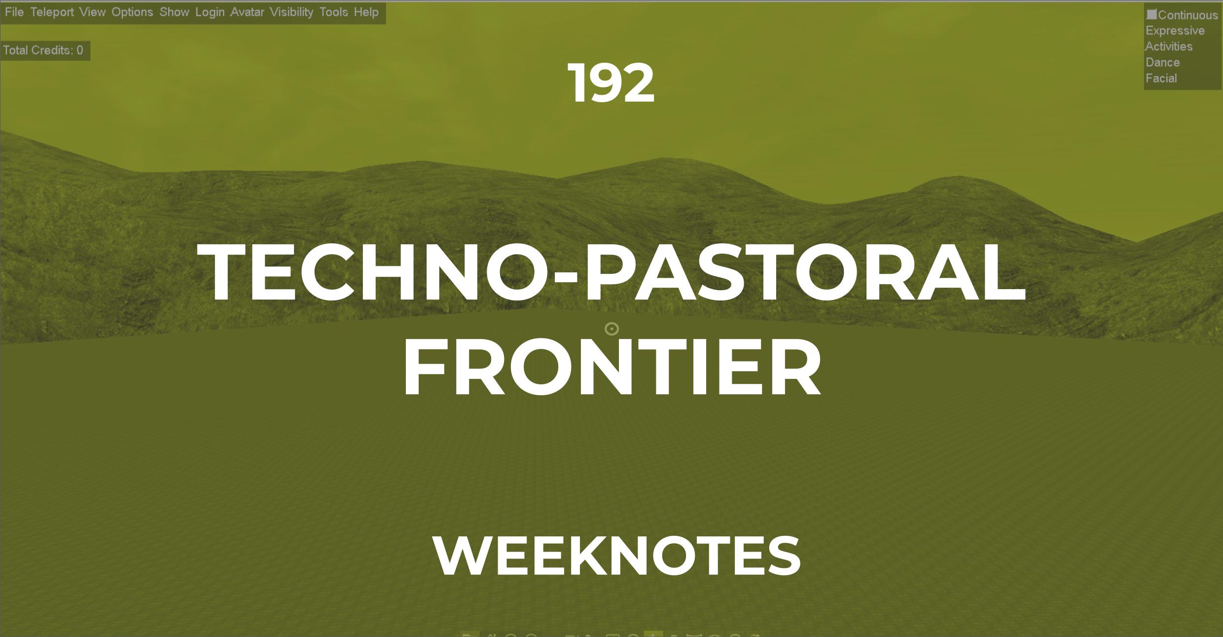 Techno-Pastoral Frontier