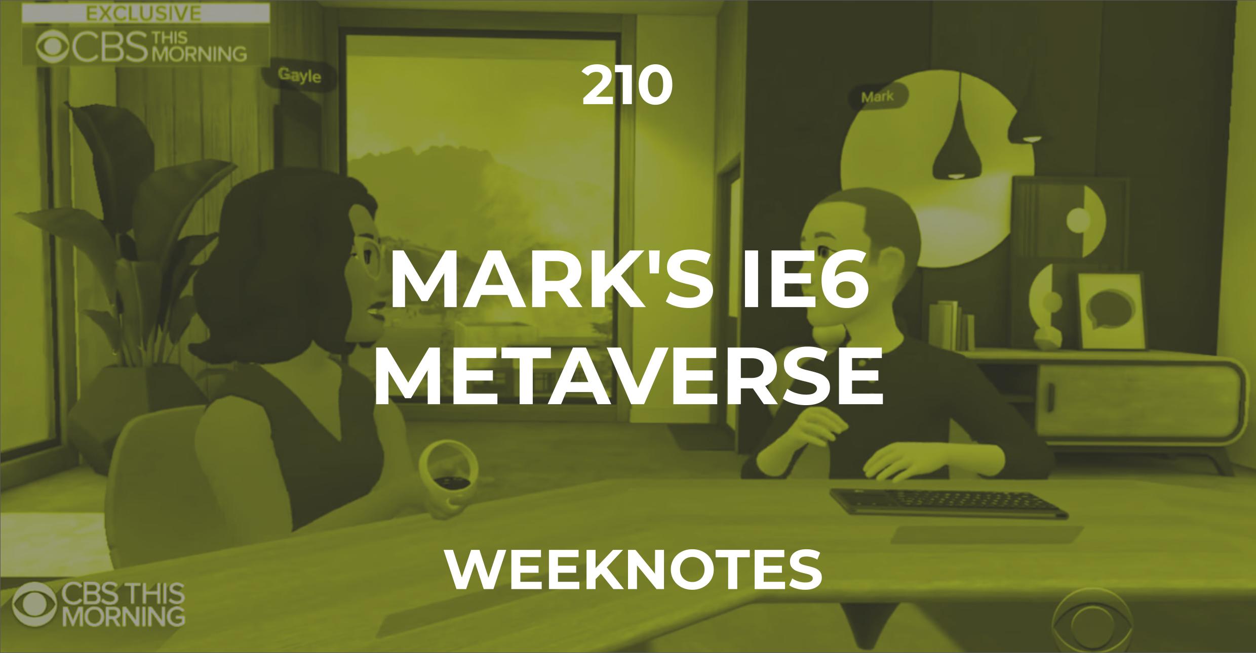 Mark’s IE6 Metaverse