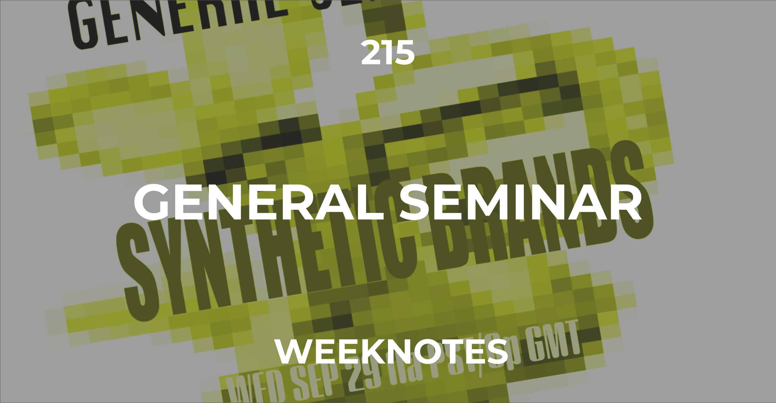 General Seminar