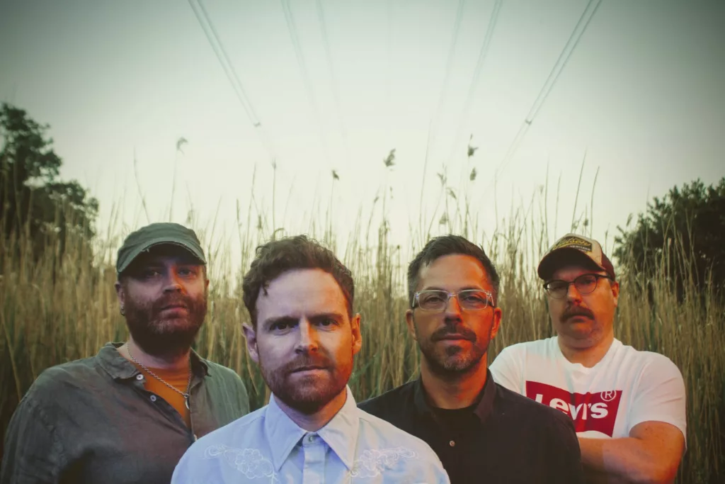 Publicity photo of the UK band Forest Bed